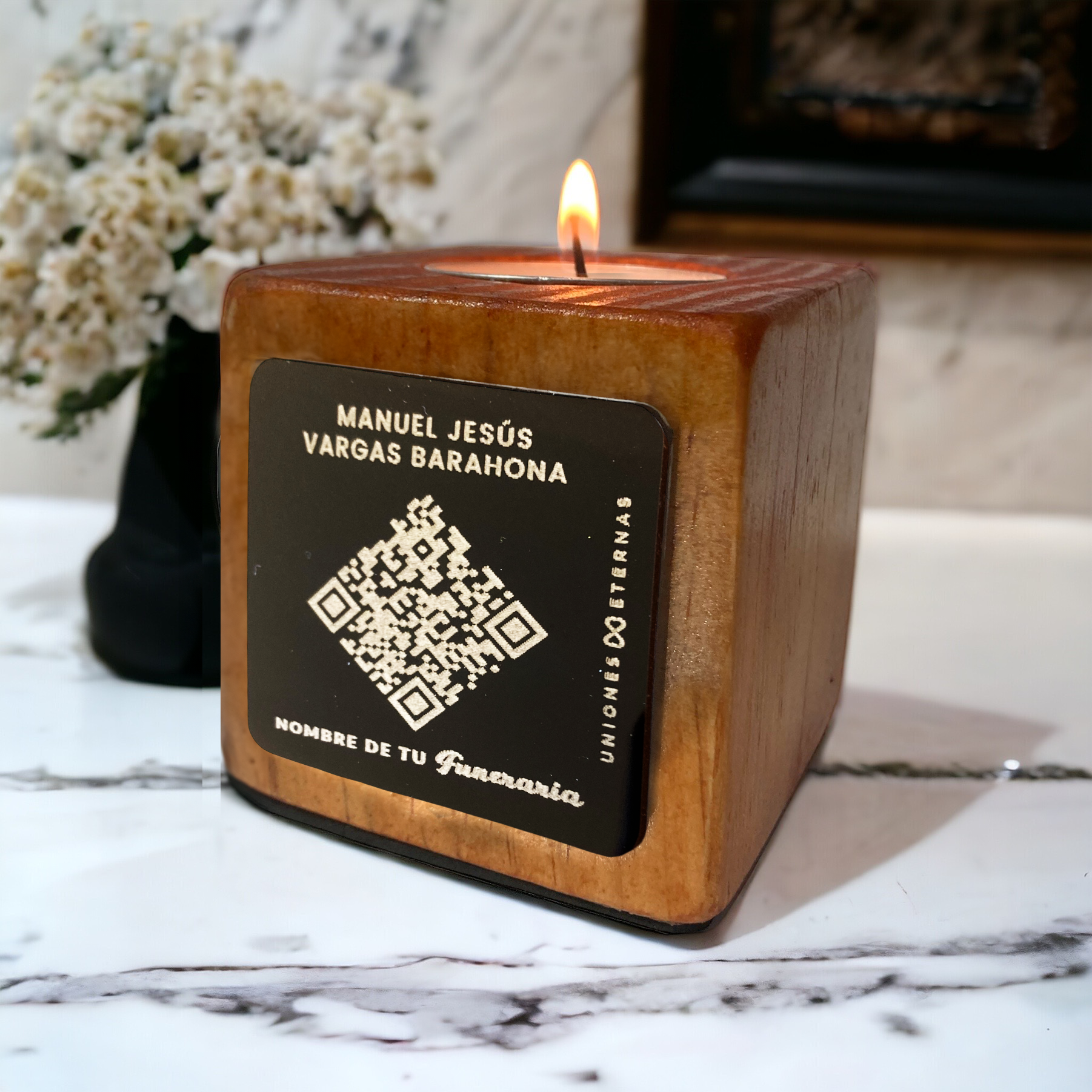 Altar con◾Cuadrado Negro (usar solo en lugares interiores).