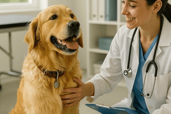 A_photograph_captures_a_Golden_Retriever_sitting_a