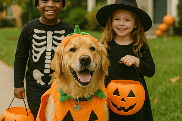 A_photograph_captures_a_Halloween_daytime_scene_in