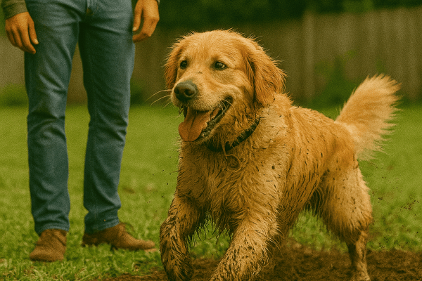 A_photograph_captures_a_golden_retriever_mid-play_